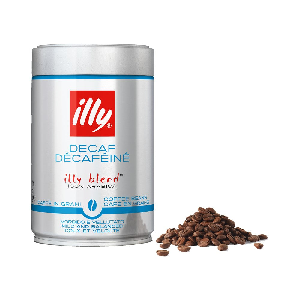 4 x illy Decaf Coffee Beans 250g
