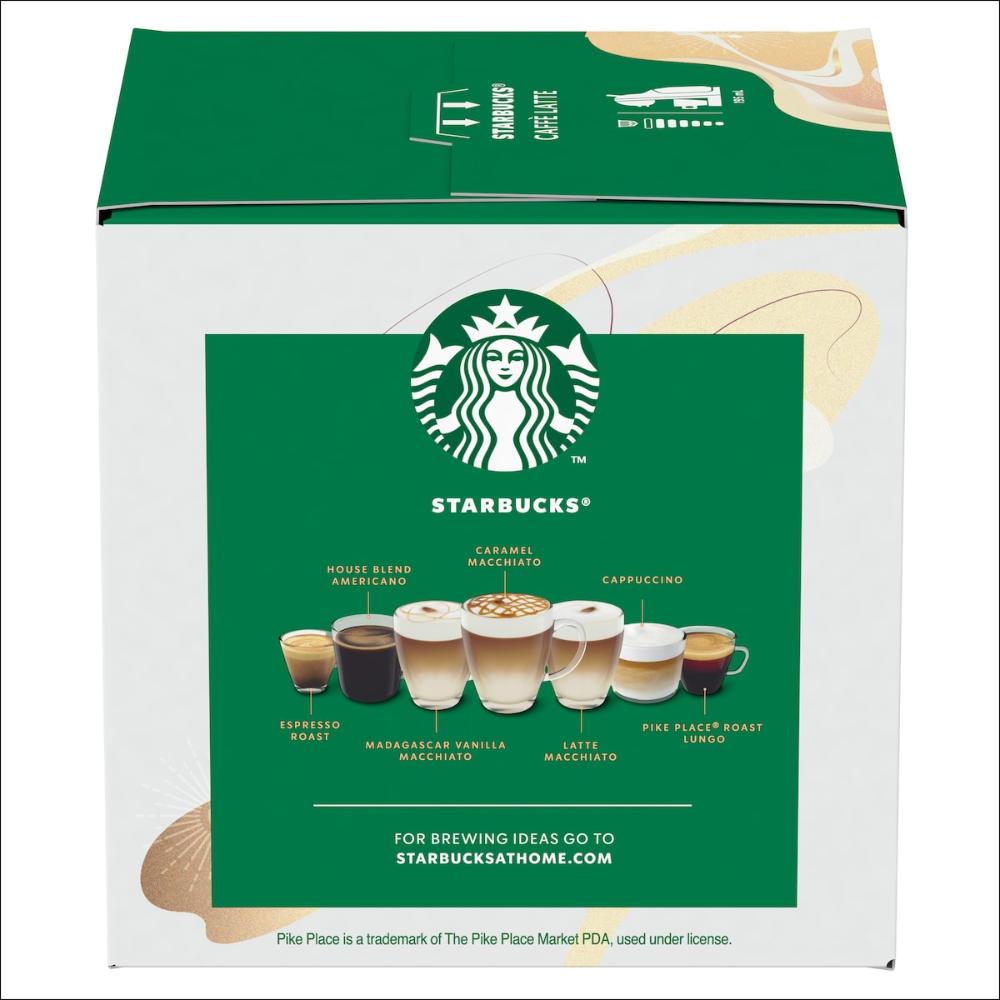 Starbucks By Nescafe Dolce Gusto Caffe Latte Coffee Pods Capsules 60 Pack