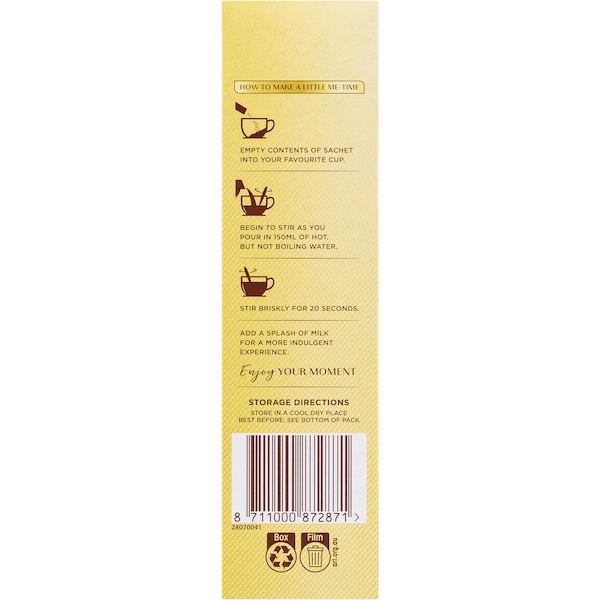 Moccona Coffee Sachets Strong Cappuccino 100 Pack