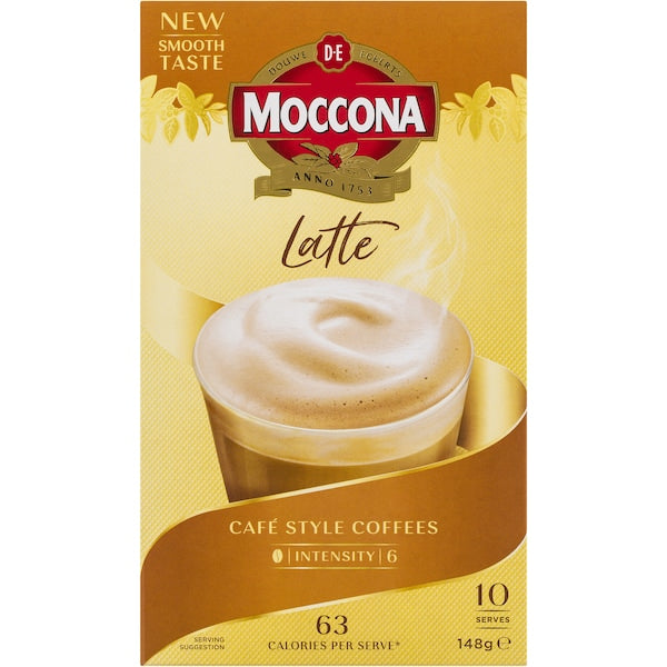 Moccona Coffee Sachets Caramel Latte 100 Pack