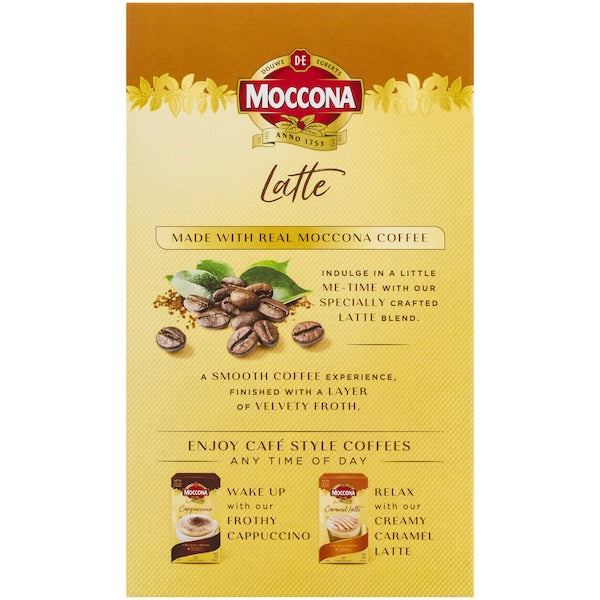 Moccona Coffee Sachets Caramel Latte 100 Pack