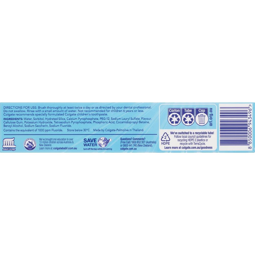 5 x Colgate Whitening Toothpaste Advanced Whitening 200g