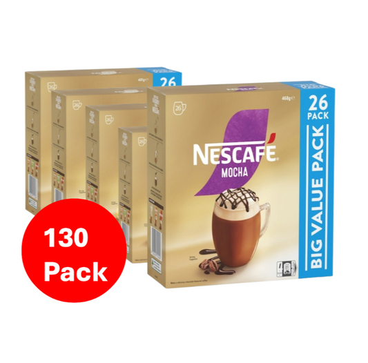 Nescafe Mocha Coffee Sachets 130 Pack