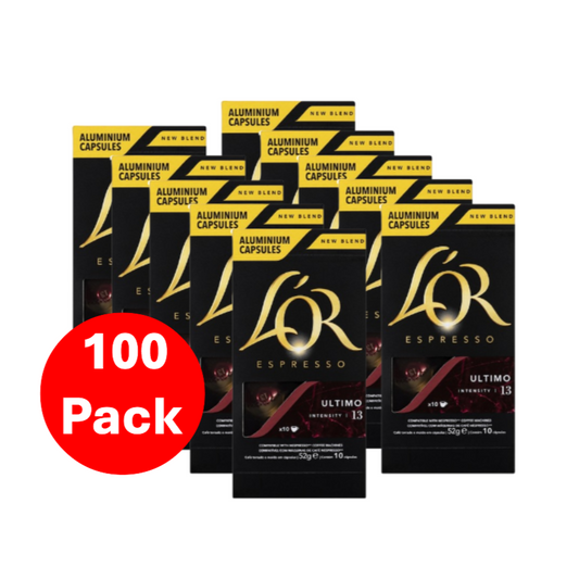 L'or Espresso Ultimo Intensity 13 Coffee Capsules 100 Pack