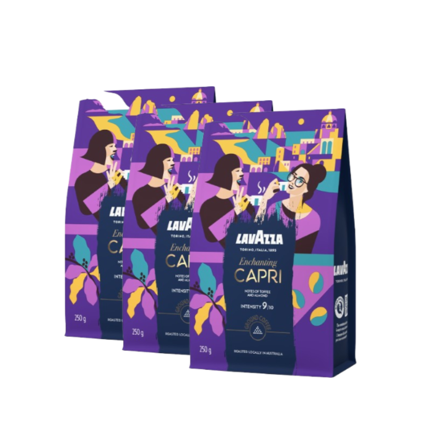 Lavazza Tales Of Italy Enchanting Capri Ground Coffee 750g