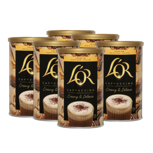 L'or Coffee Cappuccino Creamy & Intense 210g (6 Pack)