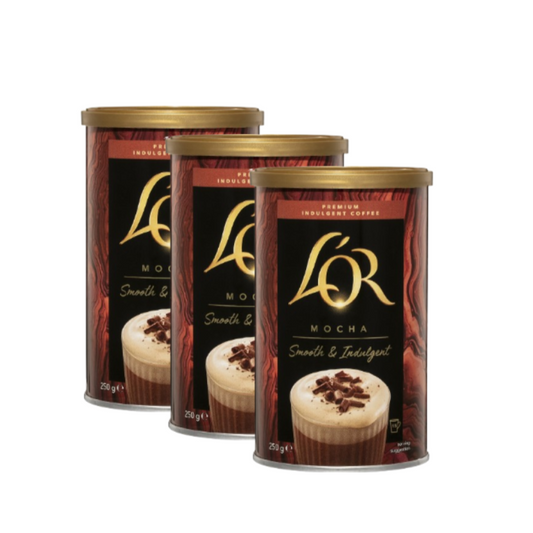 L'or Coffee Mocha Smooth & Indulgent 250g (3 Pack)