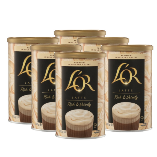 L'or Coffee Latte Rich & Velvety 220g (6 Pack)