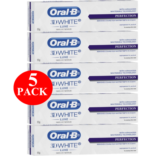 5 x Oral-B 3D White Perfection Toothpaste Toothpaste 95g
