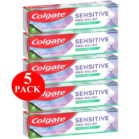 5 x Colgate Sensitive Toothpaste Pro-relief Lasting Fresh 110g