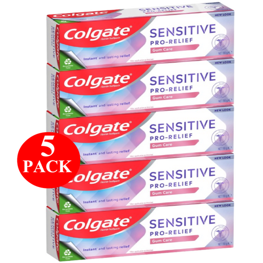 5 x Colgate Sensitive Toothpaste Pro-relief Gum Care 110g