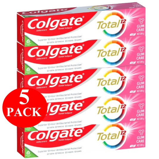 5 x Colgate Total Toothpaste Gum Care Whole Mouth Health 200g