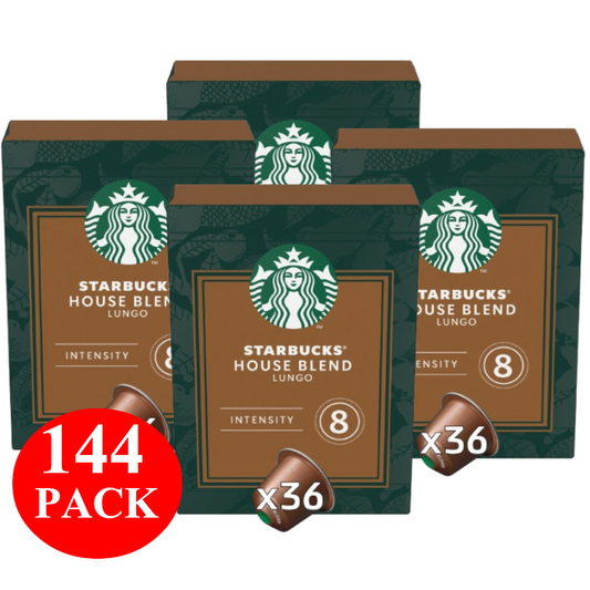 Starbucks By Nespresso House Blend Coffee Pods Capsules 144 Pack