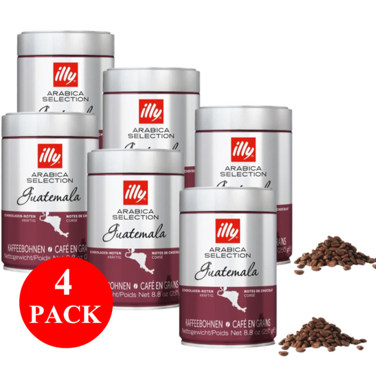 6 x illy Guatemala Coffee Beans 250g