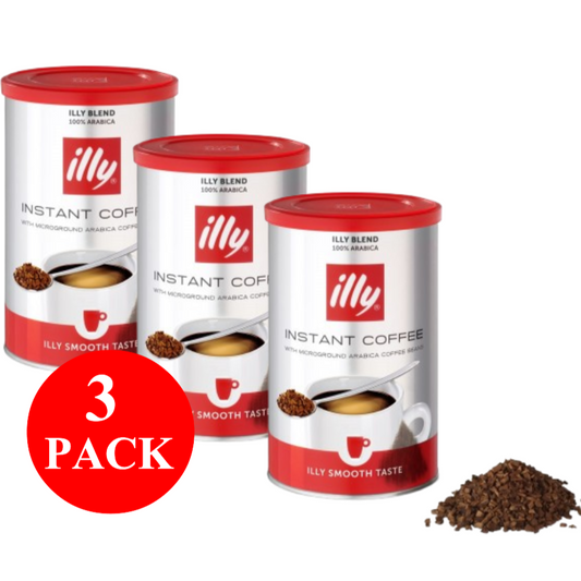 3 x illy Smooth Instant Coffee 95g