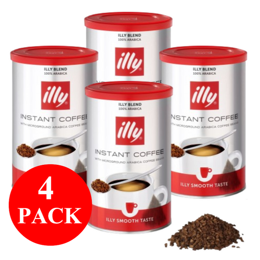 4 x illy Smooth Instant Coffee 95g