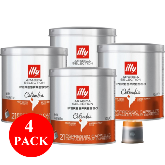 4 x illy Colombia Capsules 21pcs 140g