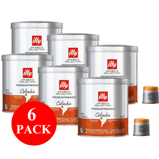 6 x illy Colombia Capsules 21pcs 140g