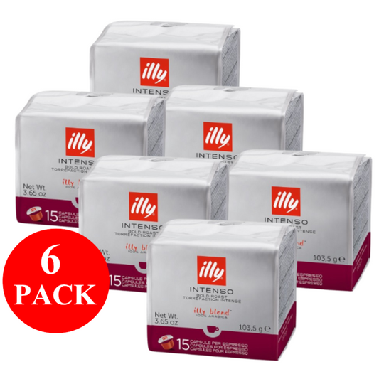 6 x illy Intenso MPS Capsules 15pcs