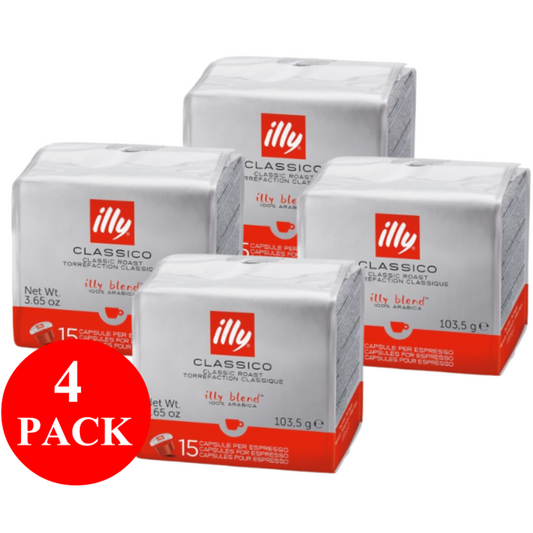 4 x illy Classico MPS Capsules 15pcs