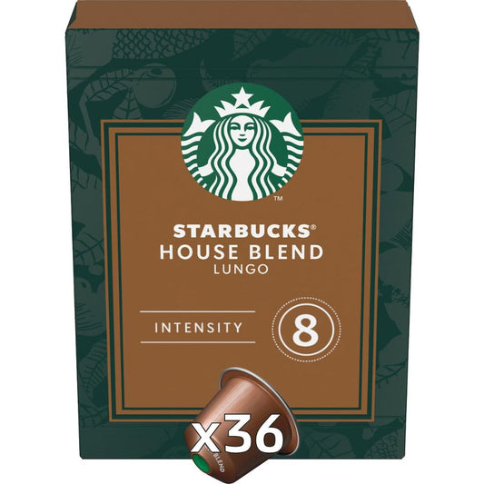 Starbucks By Nespresso House Blend Coffee Pods Capsules 36 Pack