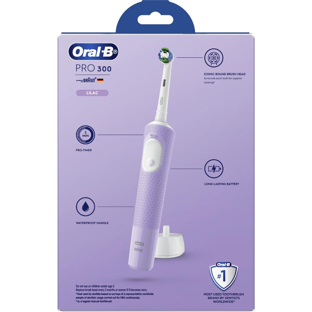 Oral-B Pro 300 Electric Toothbrush Lavender Each