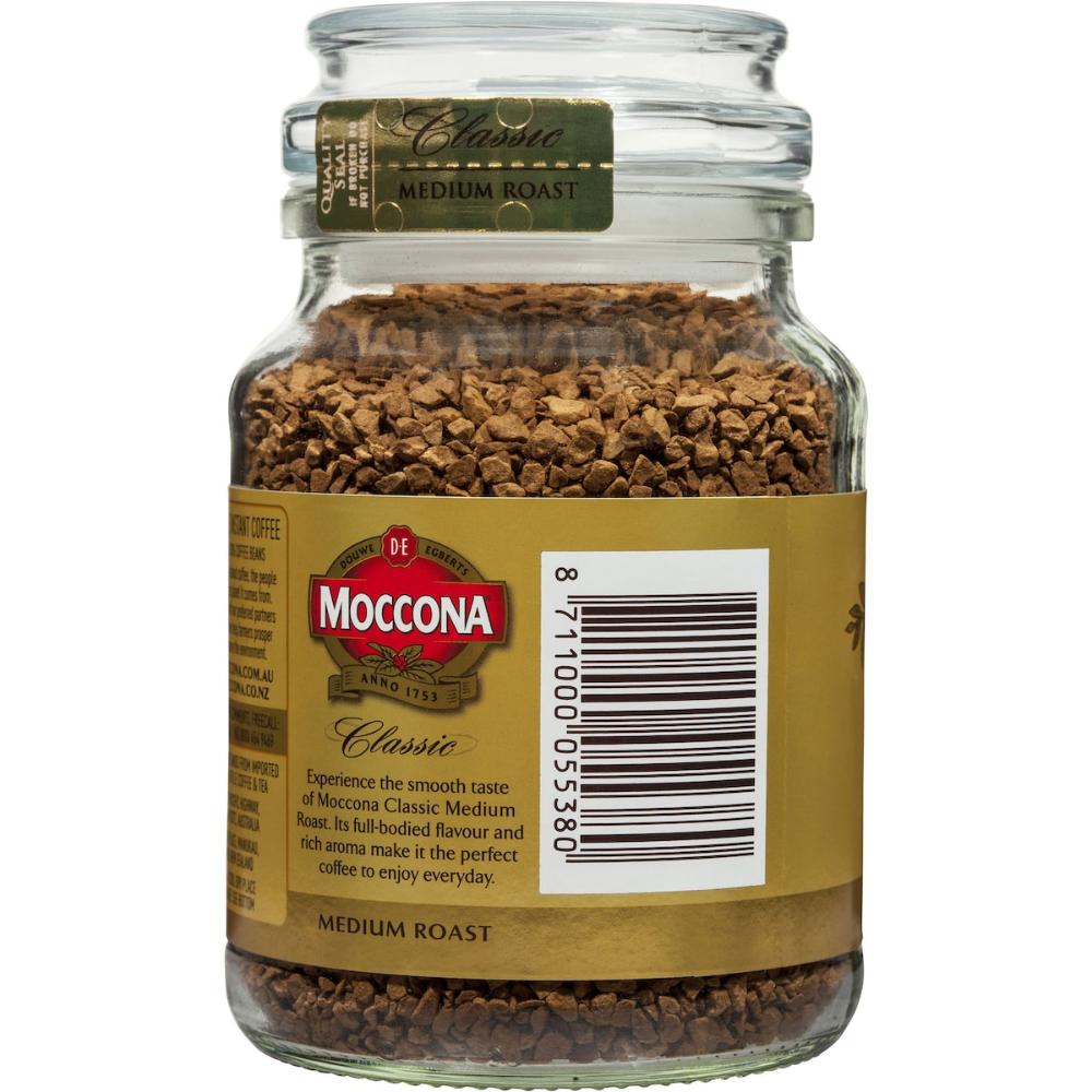 Moccona Freeze Dried Instant Coffee Classic Medium Roast 100g