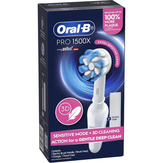 Pro 1500X Sensitive Clean Electric Toothbrush