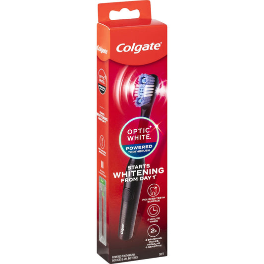 Battery Powered Toothbrush Whitening Optic White