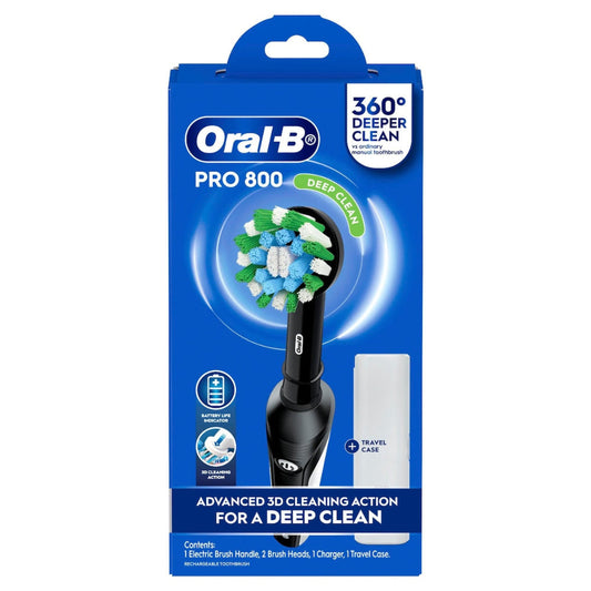 Pro 800 Electric Toothbrush Cross Action Set