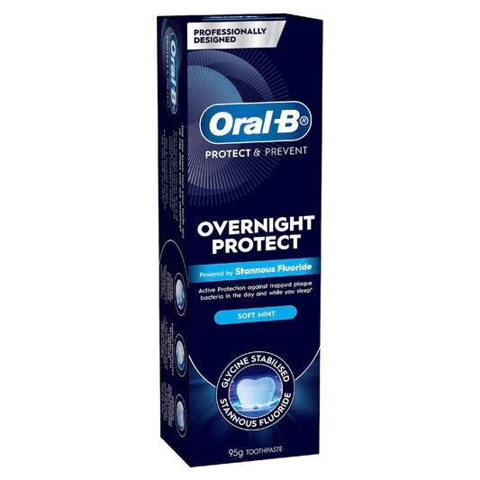 Oral-B Overnight Protect Toothpaste Soft Mint 95g