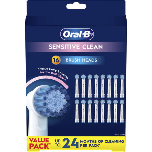 Sensitive Clean Electric Toothbrush Replacement Heads