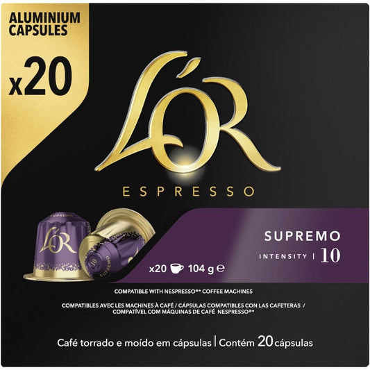 L'or Espresso Supremo Coffee Capsules 20 Pack