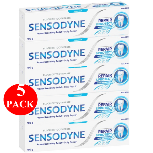 5 x Sensodyne Repair & Protect Toothpaste For Sensitive Teeth 100g