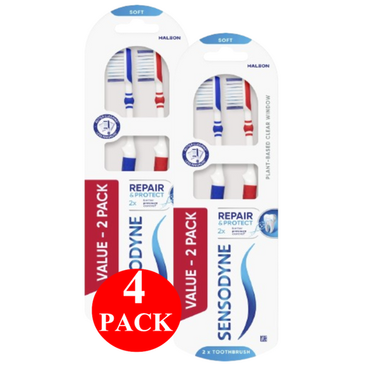 Sensodyne Repair & Protect Toothbrush For Sensitive Teeth 4 Pack