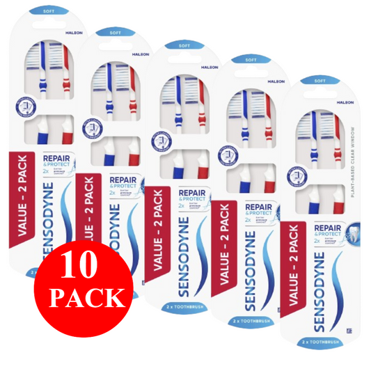 Sensodyne Repair & Protect Toothbrush For Sensitive Teeth 10 Pack